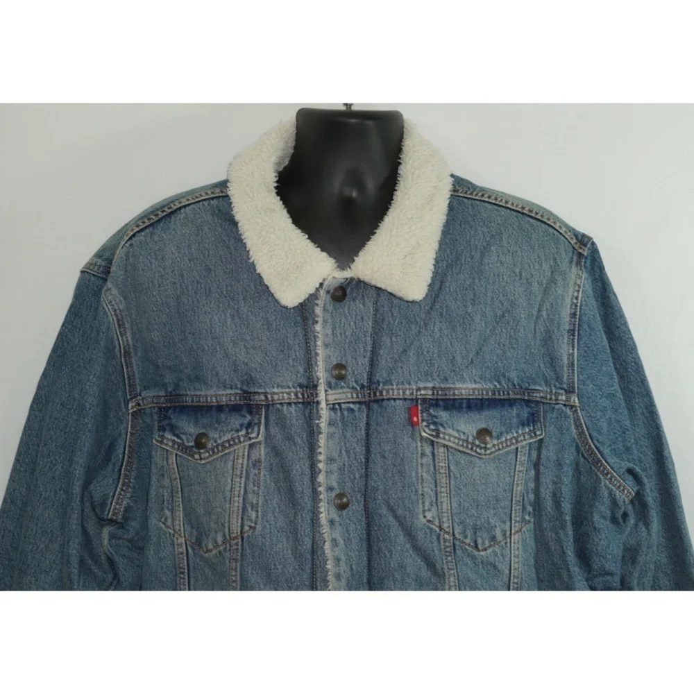 Levi's Sherpa Trucker Jean Jacket XXL